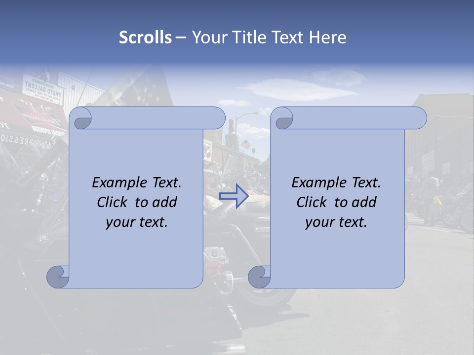 Motorcycle Rally Festival Sturgis PowerPoint Template