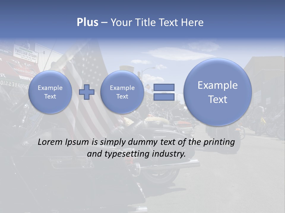 Motorcycle Rally Festival Sturgis PowerPoint Template