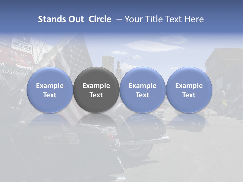 Motorcycle Rally Festival Sturgis PowerPoint Template