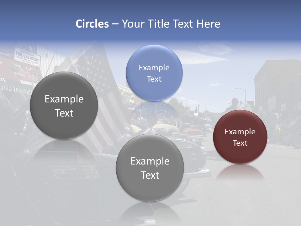 Motorcycle Rally Festival Sturgis PowerPoint Template