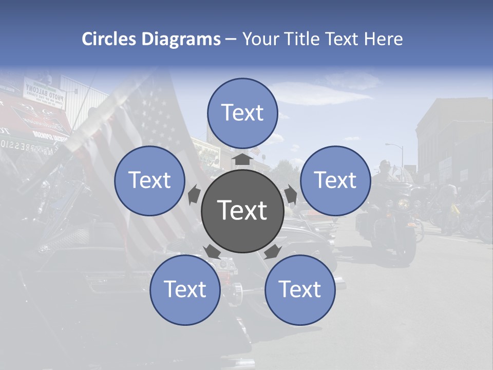 Motorcycle Rally Festival Sturgis PowerPoint Template