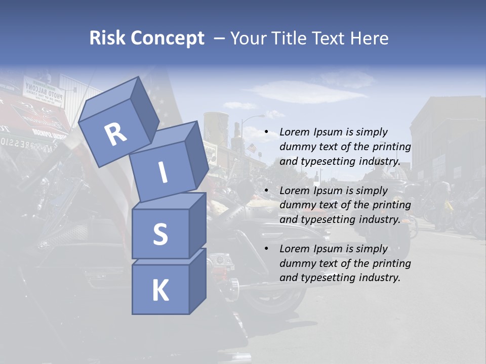 Motorcycle Rally Festival Sturgis PowerPoint Template