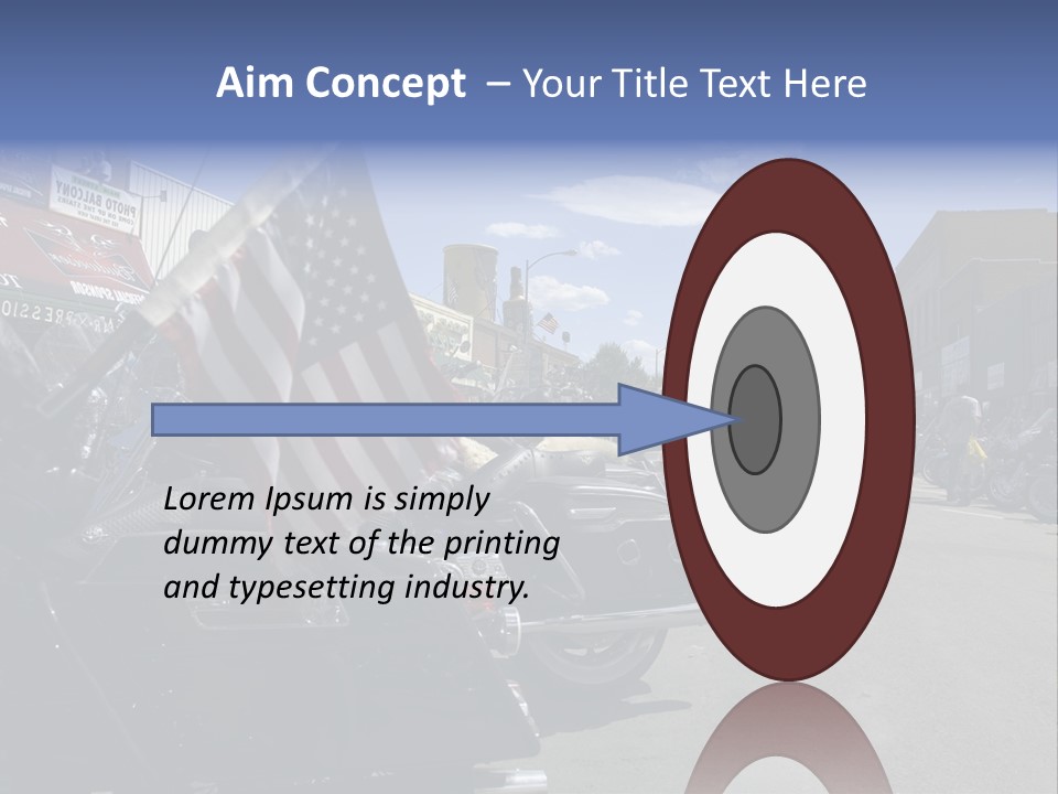 Motorcycle Rally Festival Sturgis PowerPoint Template