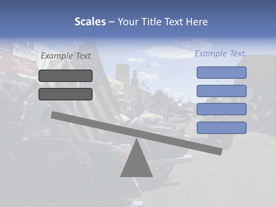 Motorcycle Rally Festival Sturgis PowerPoint Template