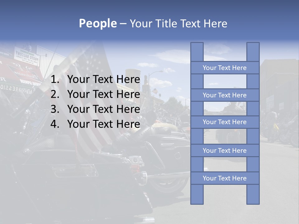 Motorcycle Rally Festival Sturgis PowerPoint Template