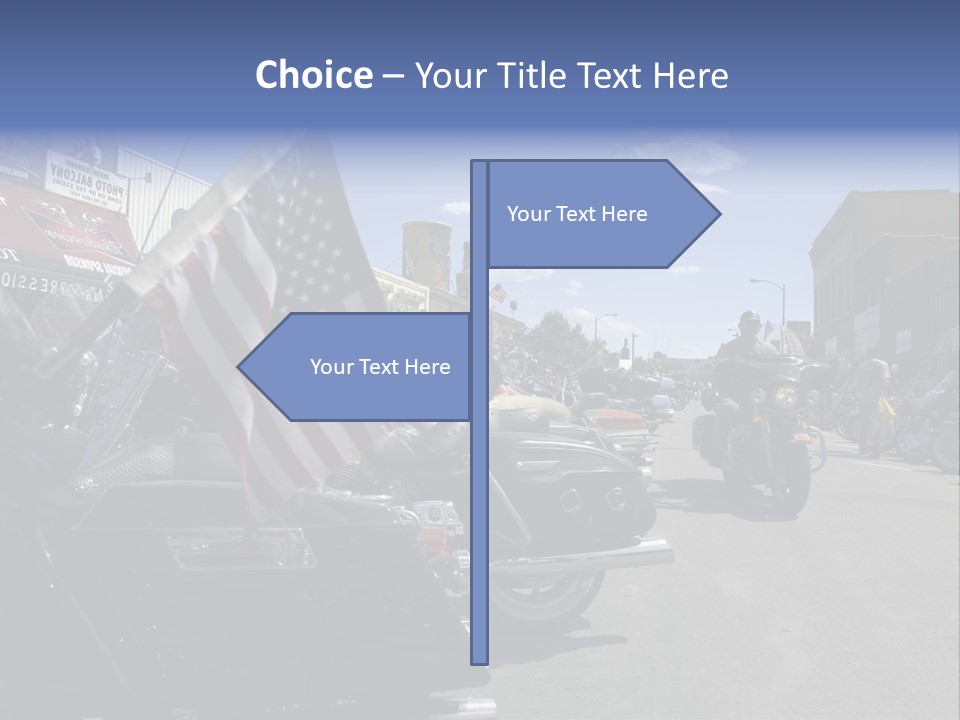 Motorcycle Rally Festival Sturgis PowerPoint Template