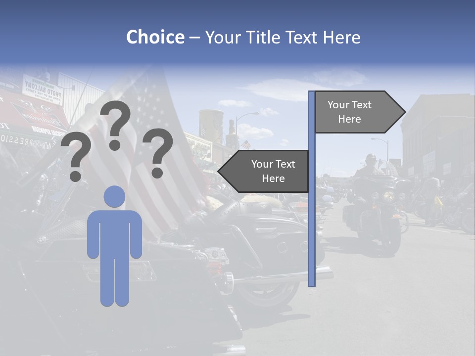 Motorcycle Rally Festival Sturgis PowerPoint Template