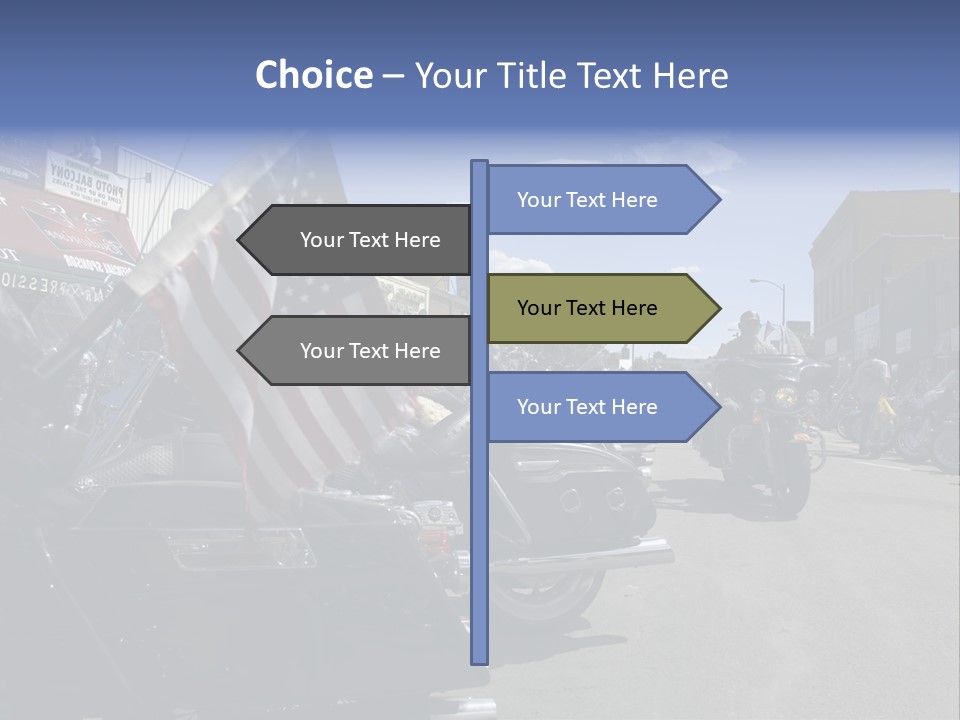 Motorcycle Rally Festival Sturgis PowerPoint Template