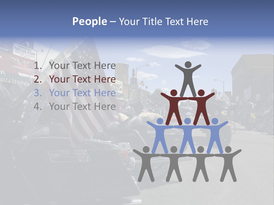 Motorcycle Rally Festival Sturgis PowerPoint Template