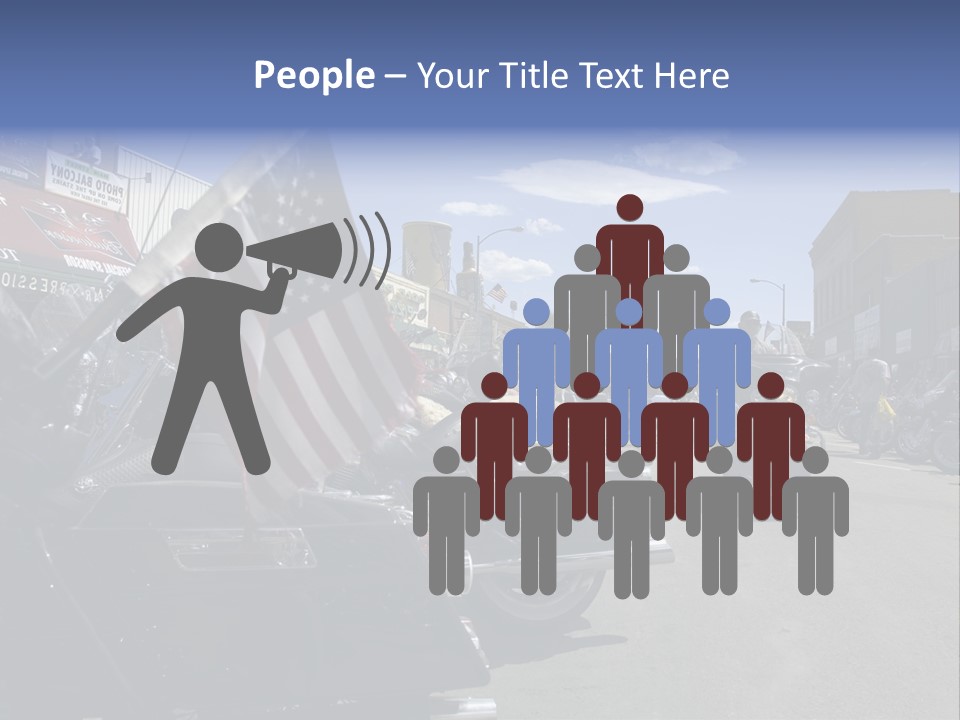 Motorcycle Rally Festival Sturgis PowerPoint Template