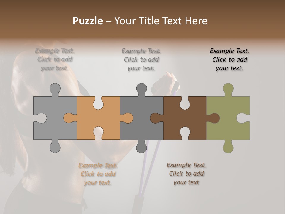 Athlete Strength Fitness PowerPoint Template