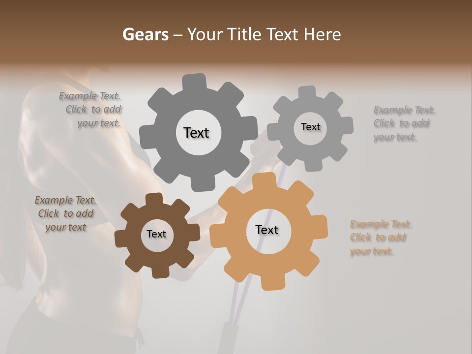 Athlete Strength Fitness PowerPoint Template