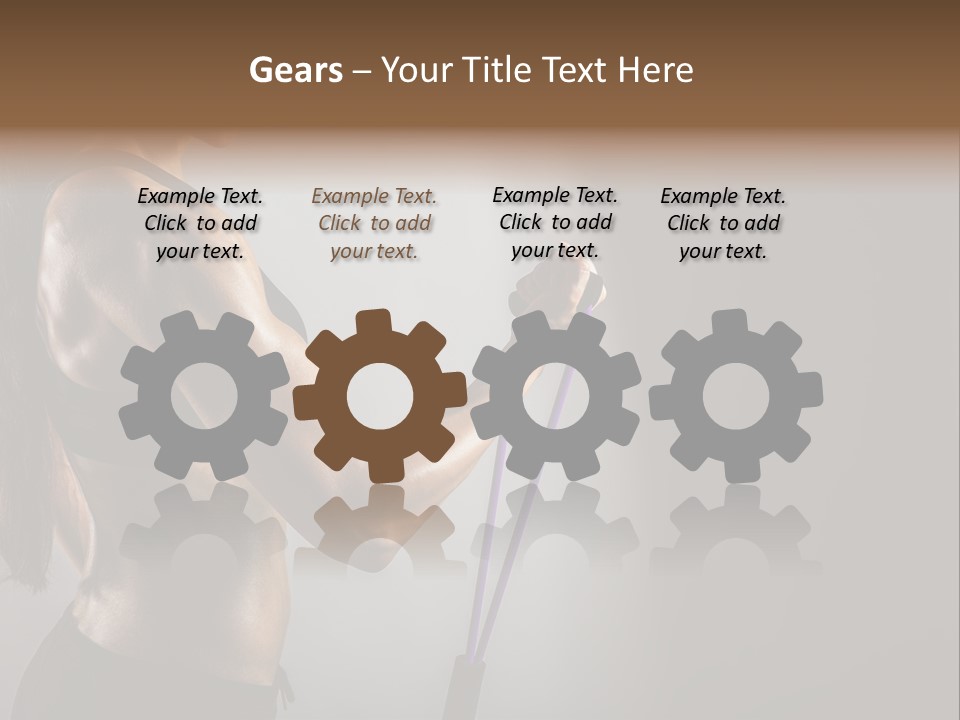 Athlete Strength Fitness PowerPoint Template