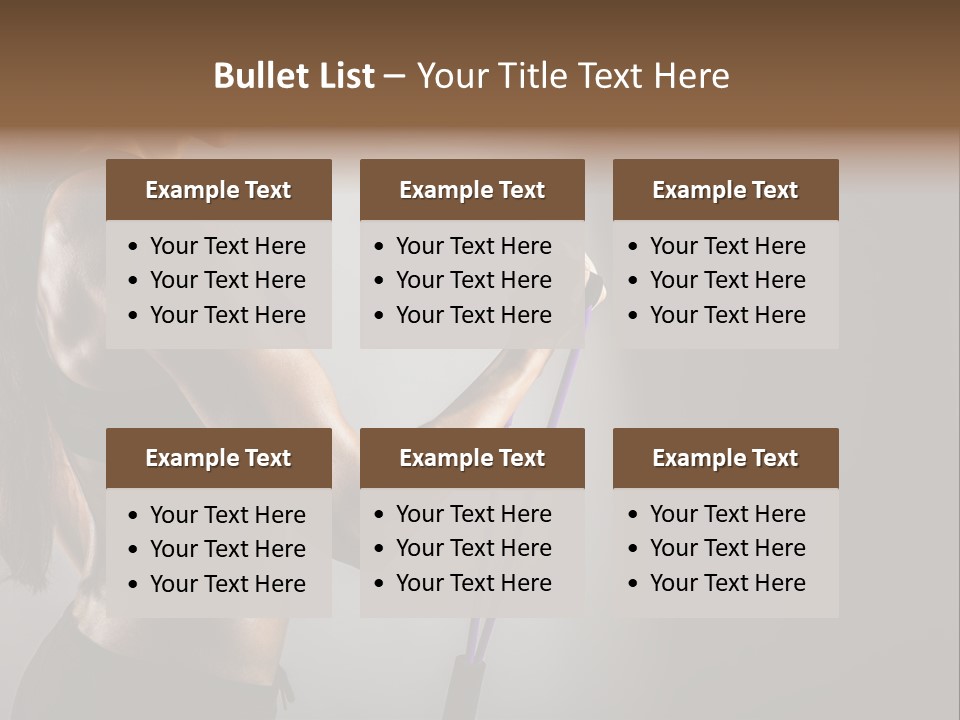 Athlete Strength Fitness PowerPoint Template