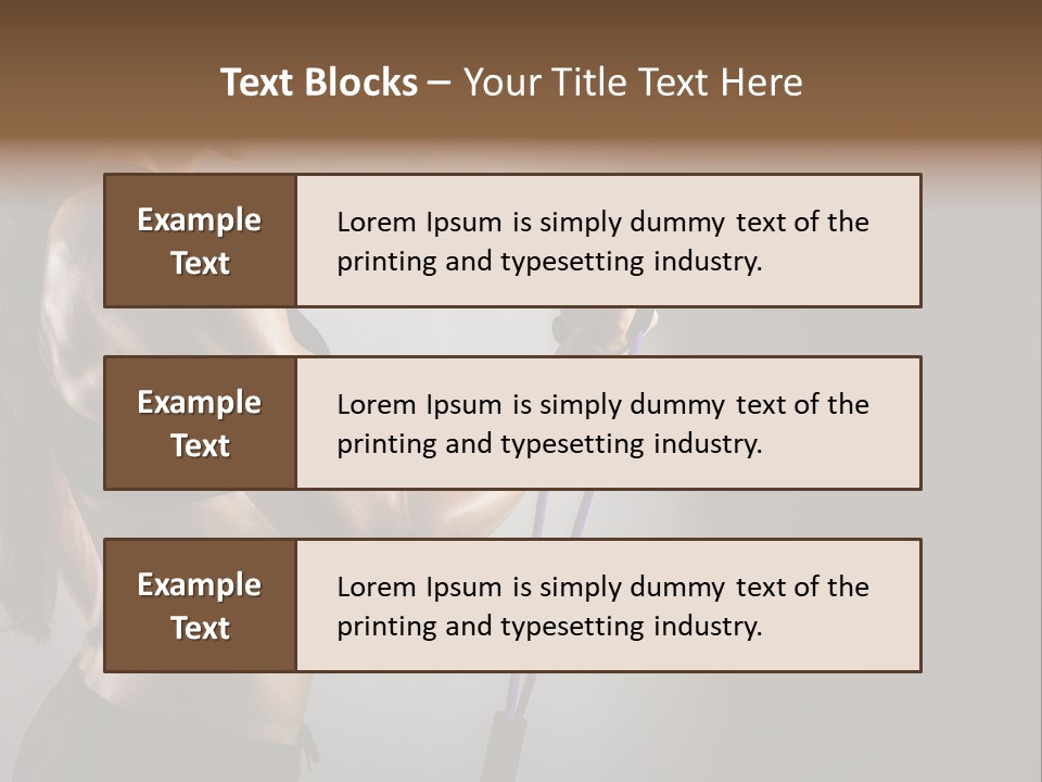 Athlete Strength Fitness PowerPoint Template