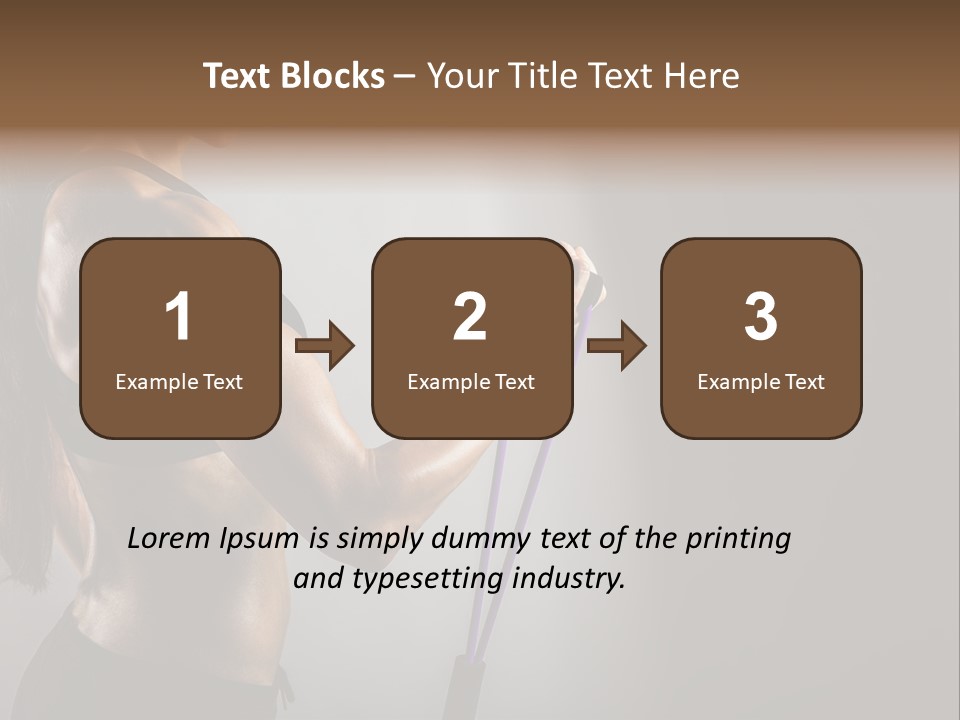 Athlete Strength Fitness PowerPoint Template