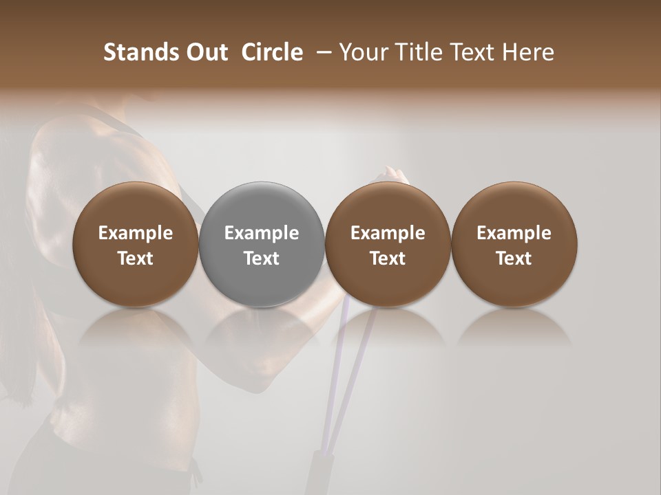 Athlete Strength Fitness PowerPoint Template