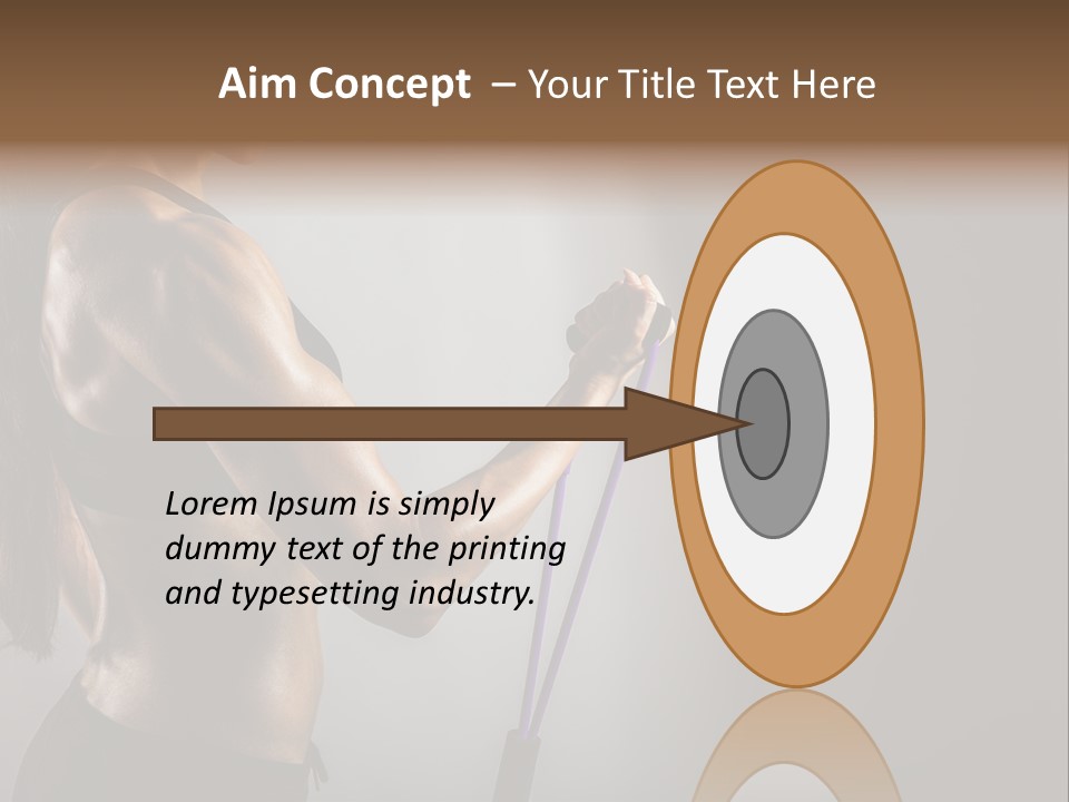 Athlete Strength Fitness PowerPoint Template