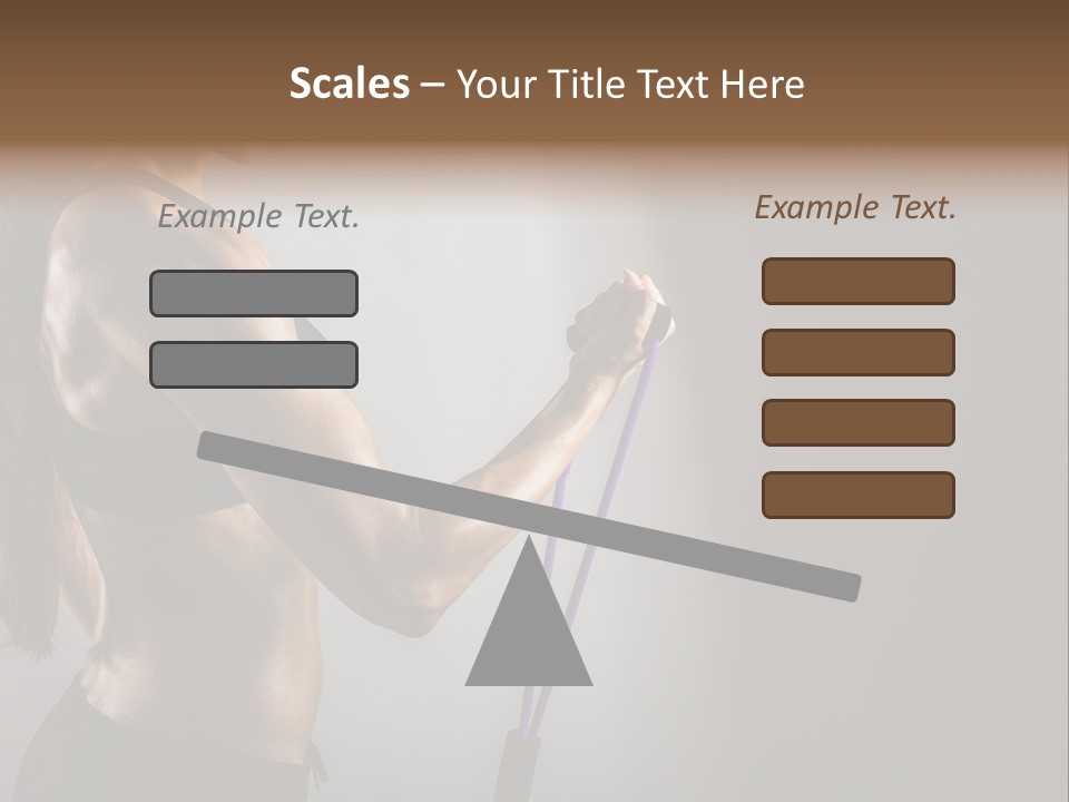 Athlete Strength Fitness PowerPoint Template
