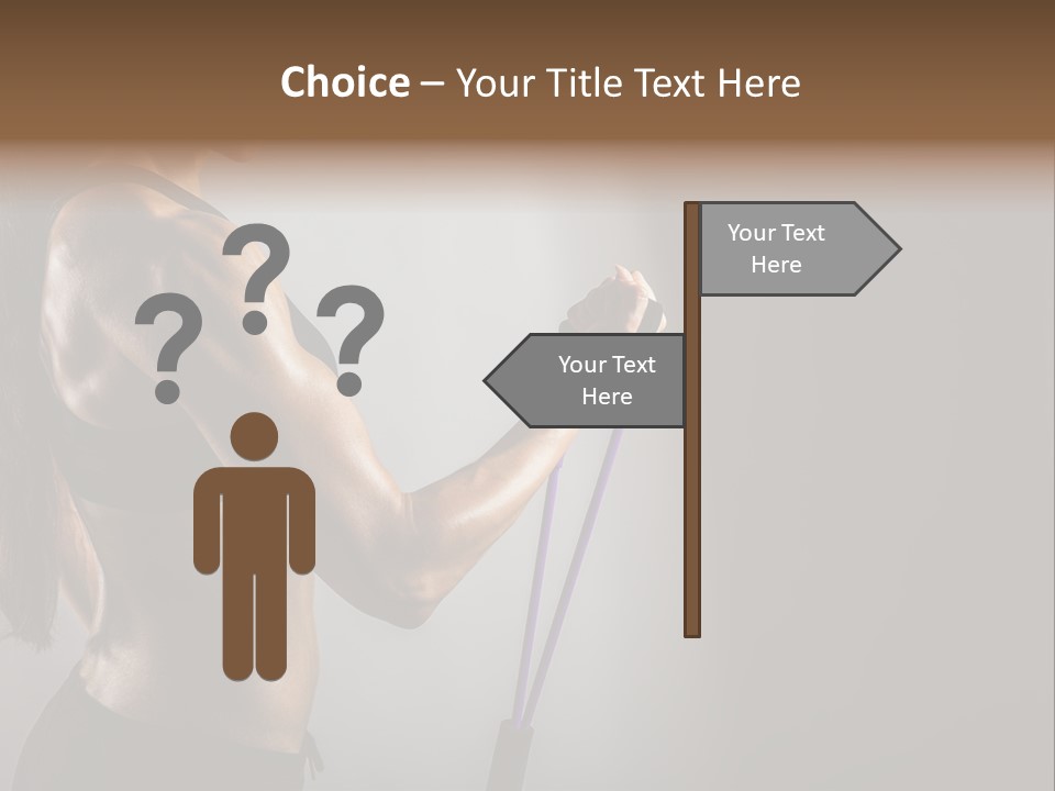 Athlete Strength Fitness PowerPoint Template