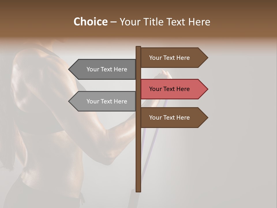 Athlete Strength Fitness PowerPoint Template