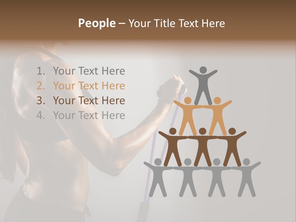 Athlete Strength Fitness PowerPoint Template