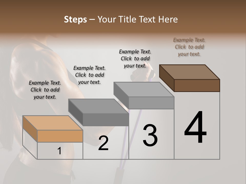 Athlete Strength Fitness PowerPoint Template