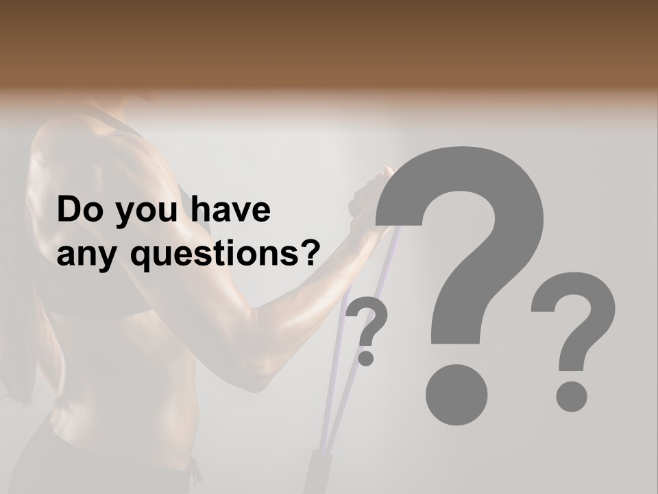 Athlete Strength Fitness PowerPoint Template