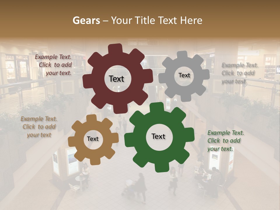 Kanto Plaza Lobby PowerPoint Template