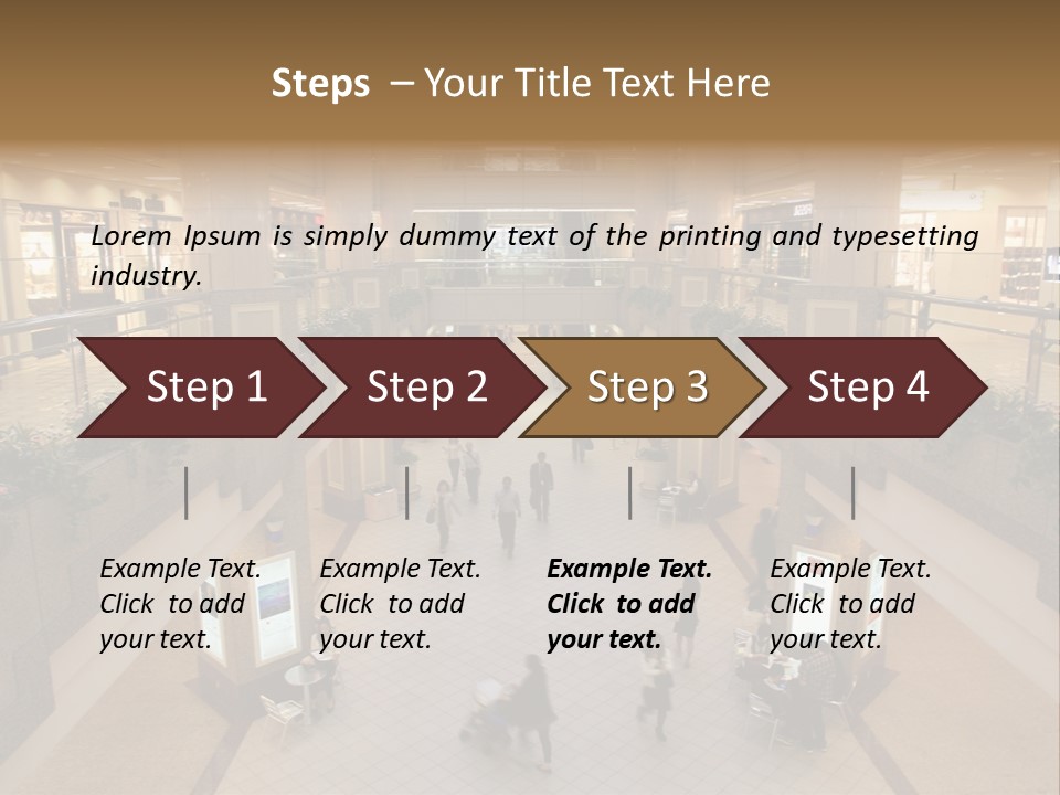 Kanto Plaza Lobby PowerPoint Template
