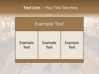 Kanto Plaza Lobby PowerPoint Template