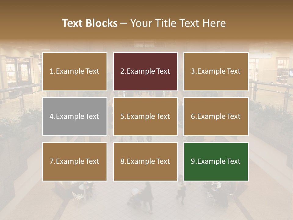 Kanto Plaza Lobby PowerPoint Template