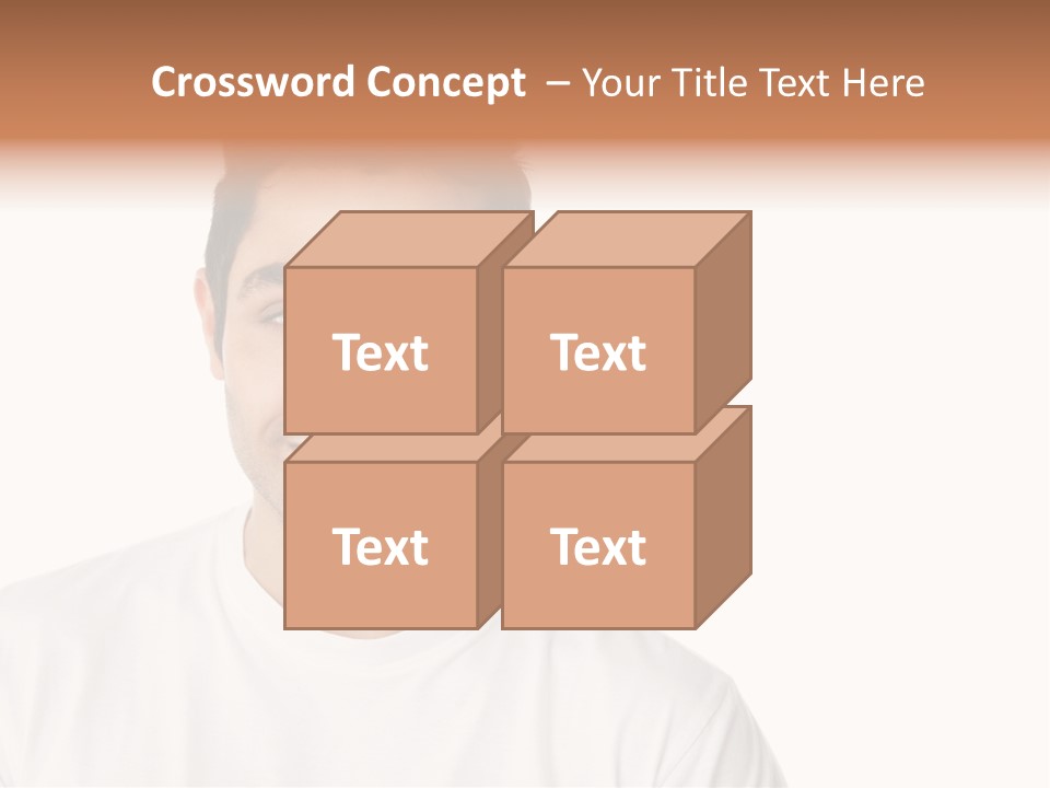 Handsome Young Latin PowerPoint Template