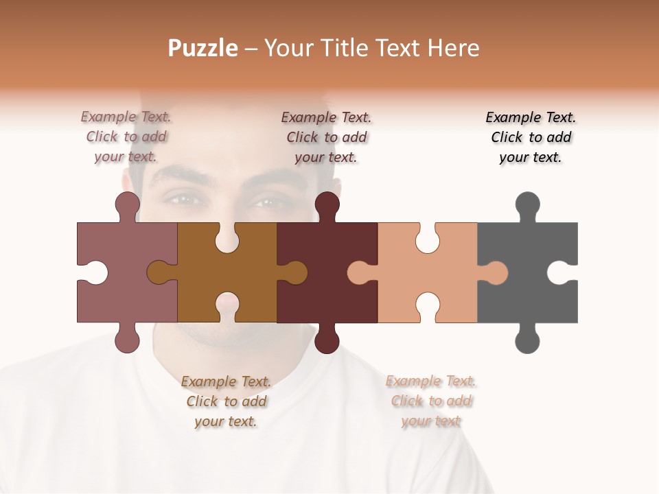 Handsome Young Latin PowerPoint Template