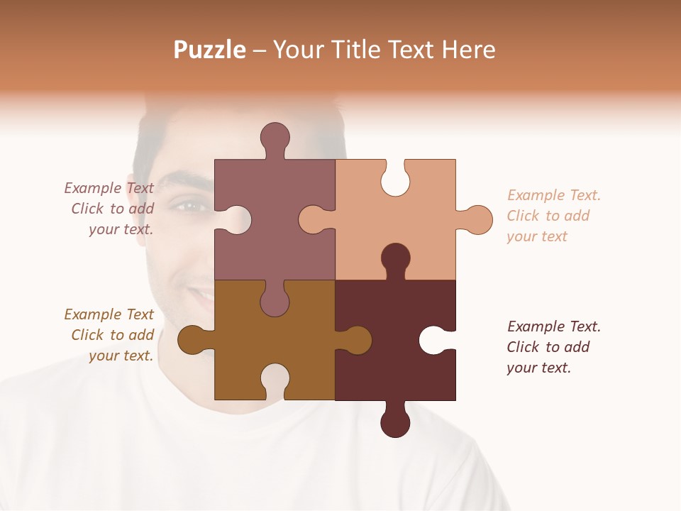 Handsome Young Latin PowerPoint Template