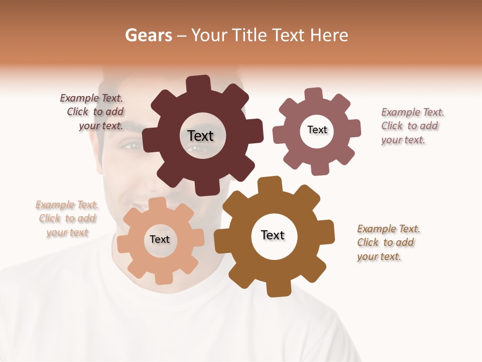 Handsome Young Latin PowerPoint Template