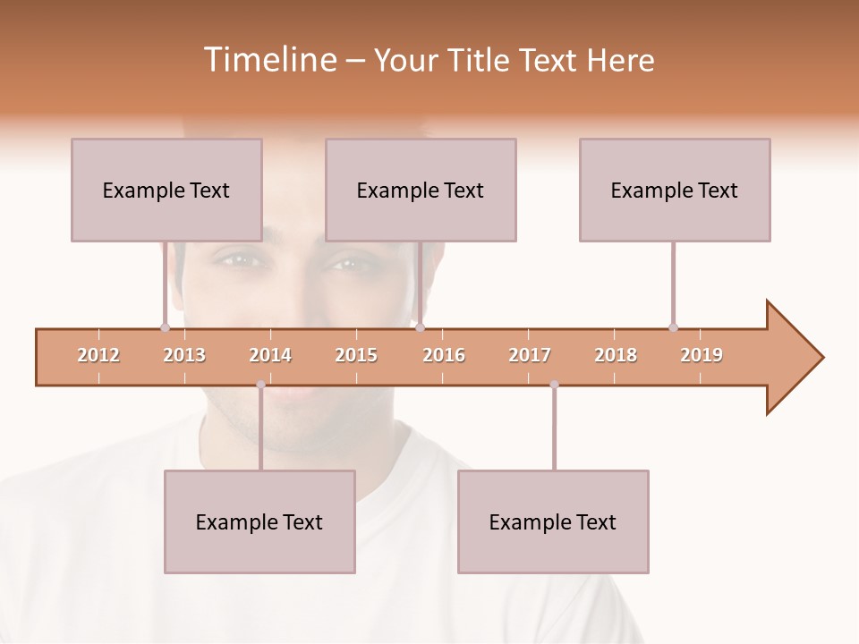 Handsome Young Latin PowerPoint Template