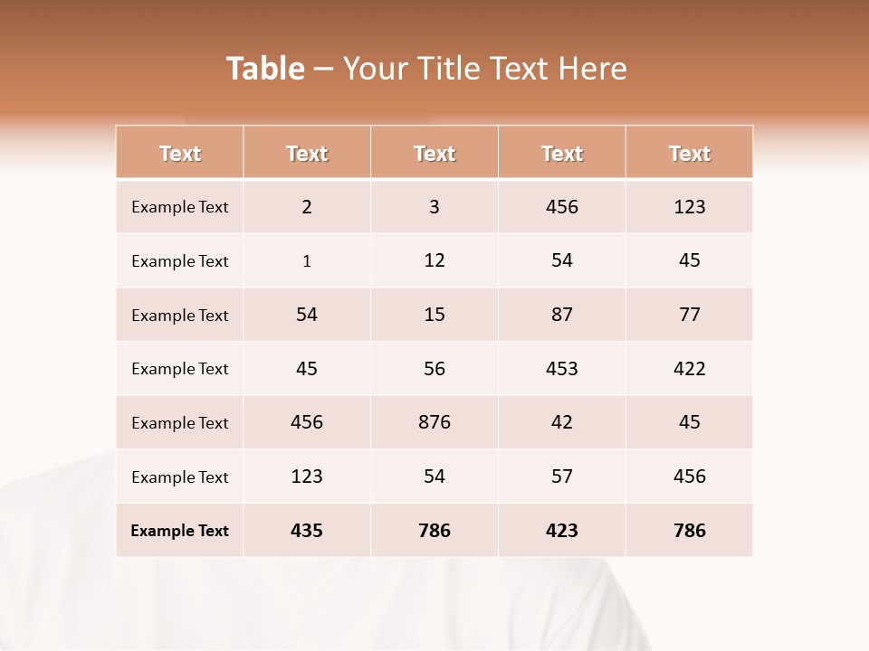 Handsome Young Latin PowerPoint Template