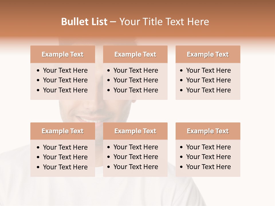 Handsome Young Latin PowerPoint Template