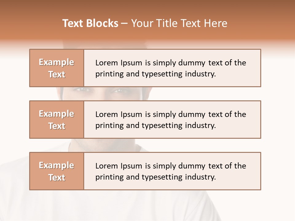 Handsome Young Latin PowerPoint Template