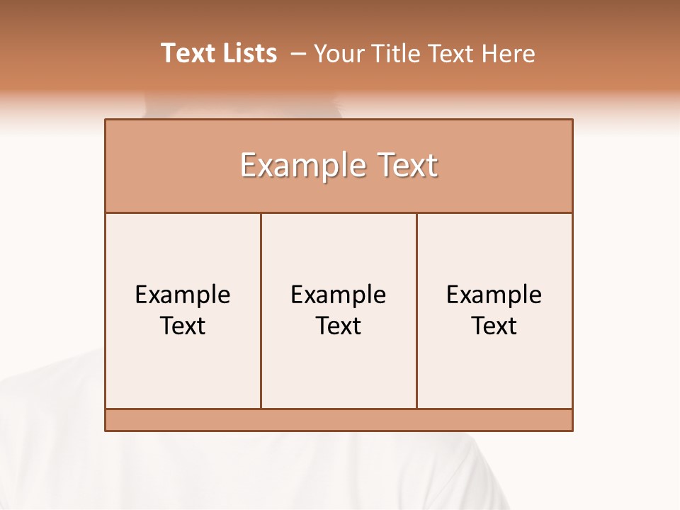 Handsome Young Latin PowerPoint Template