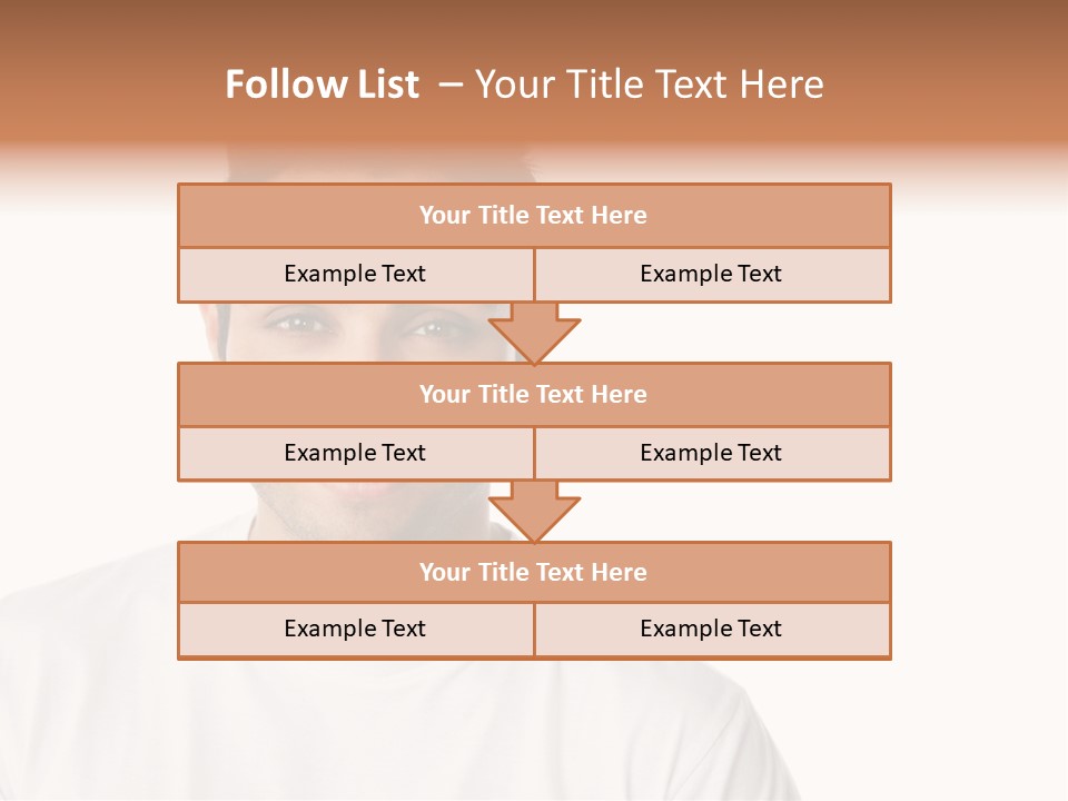 Handsome Young Latin PowerPoint Template