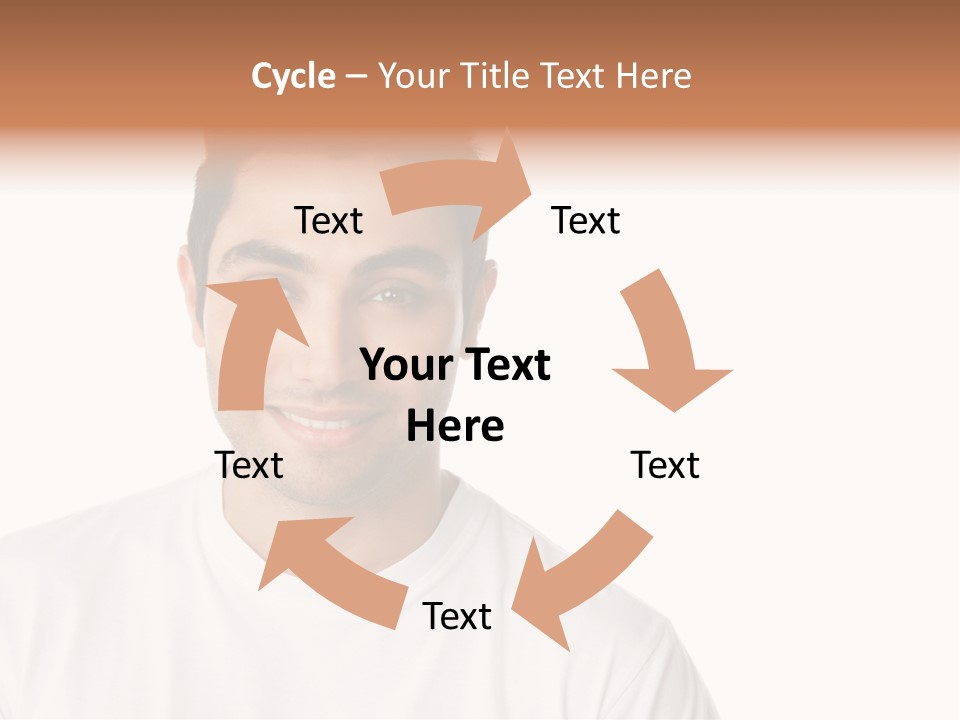 Handsome Young Latin PowerPoint Template