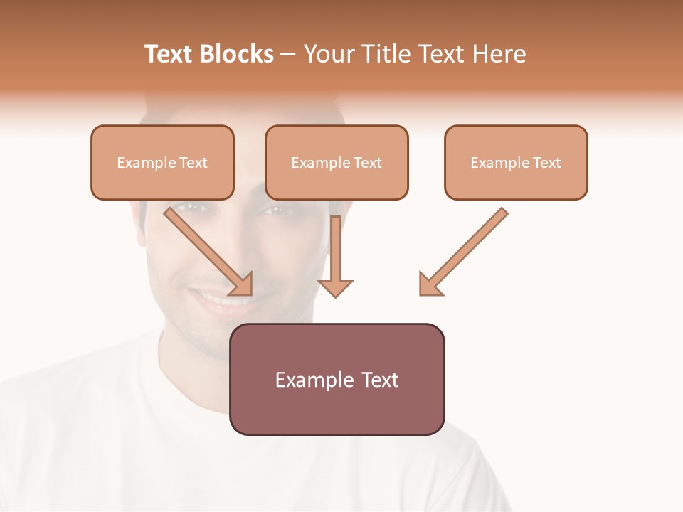 Handsome Young Latin PowerPoint Template