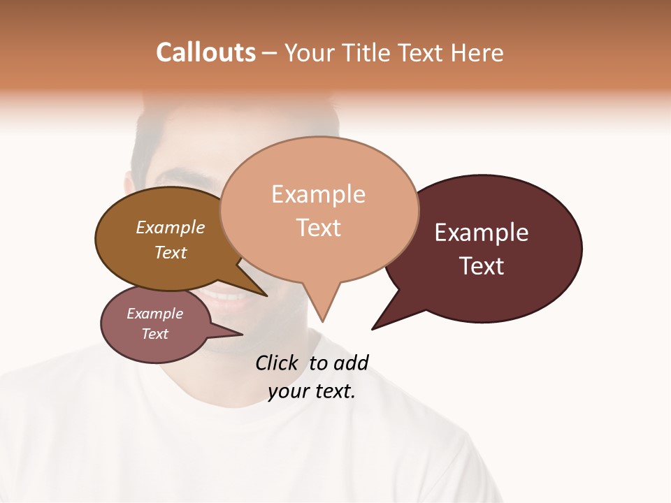 Handsome Young Latin PowerPoint Template