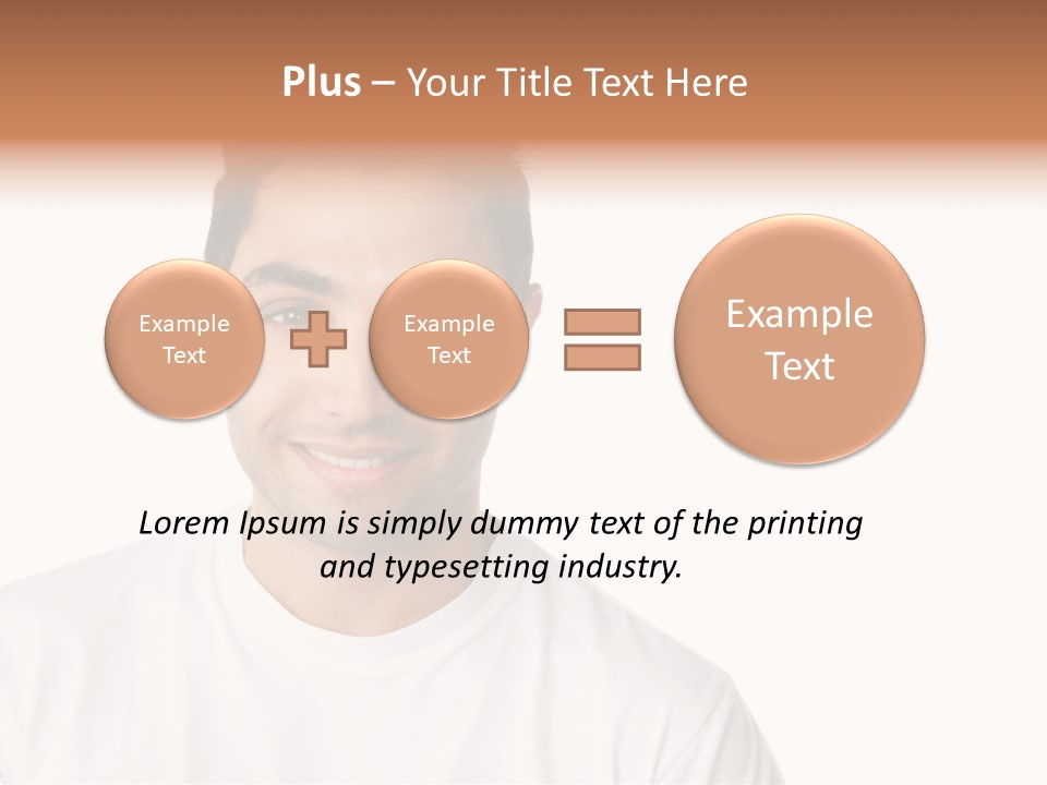 Handsome Young Latin PowerPoint Template