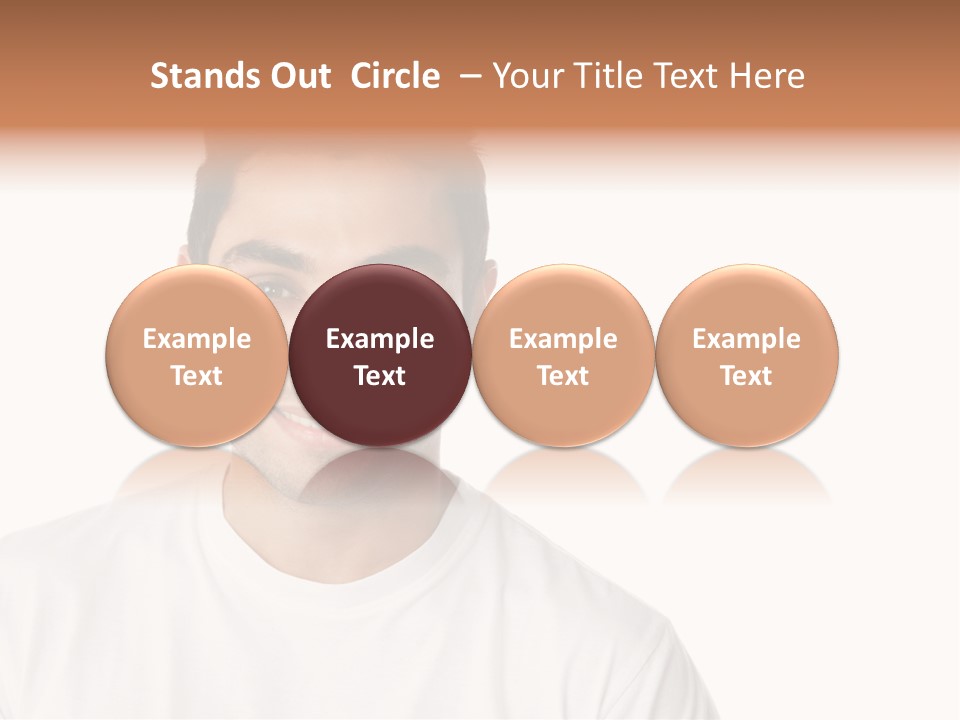 Handsome Young Latin PowerPoint Template