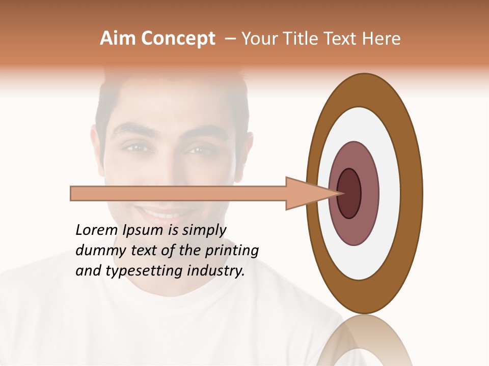 Handsome Young Latin PowerPoint Template