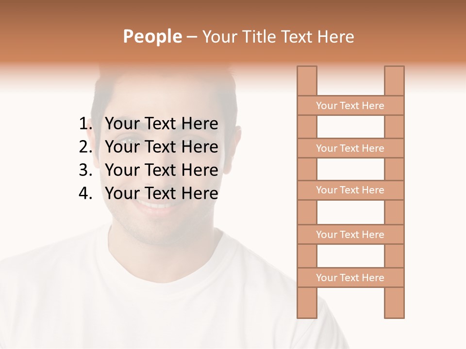 Handsome Young Latin PowerPoint Template