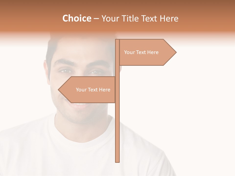 Handsome Young Latin PowerPoint Template
